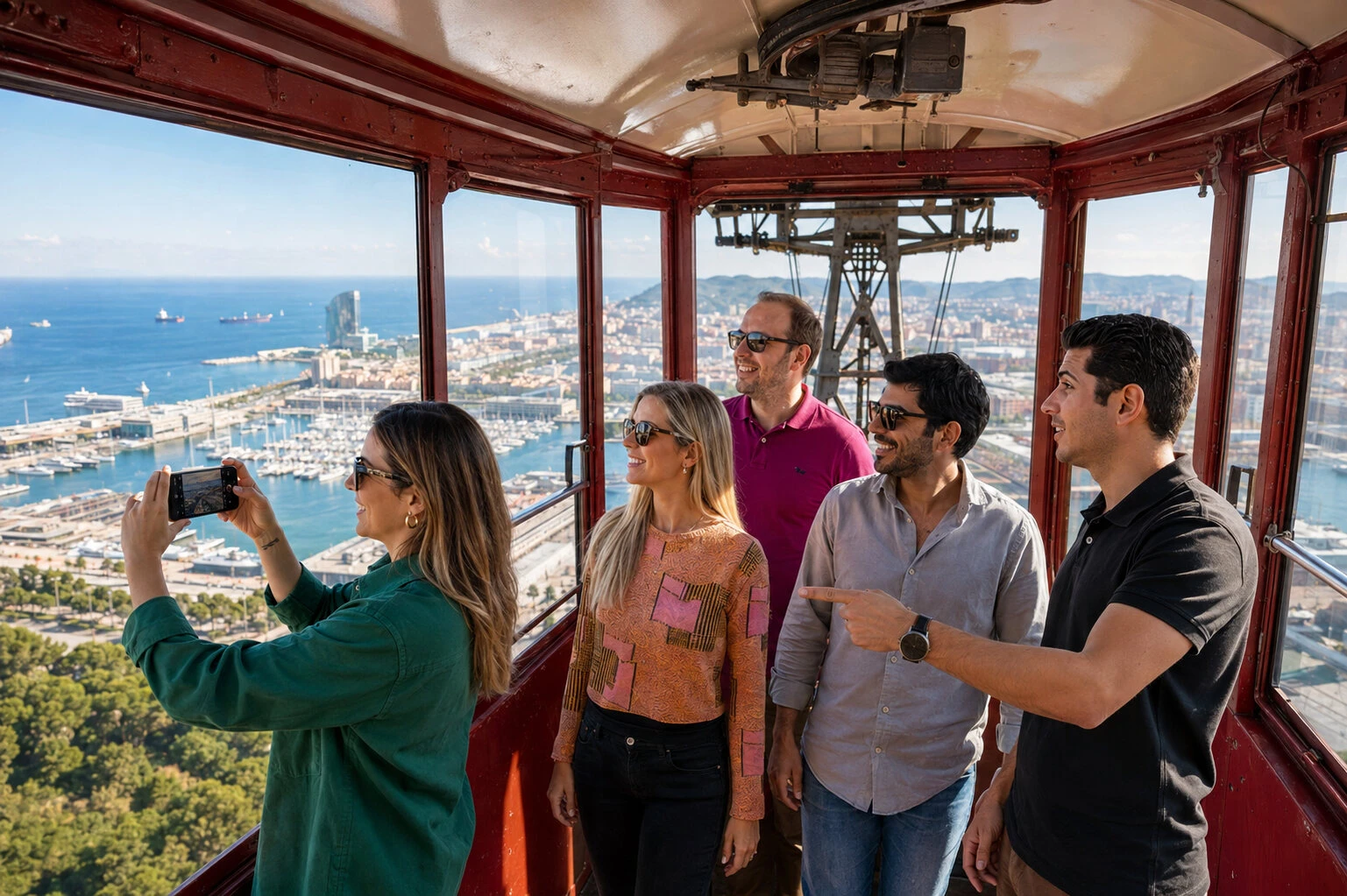 Barcelona: Montjuïc, Cable Car, Harbour Cruise, Old Town & Waterfront Walking Tour