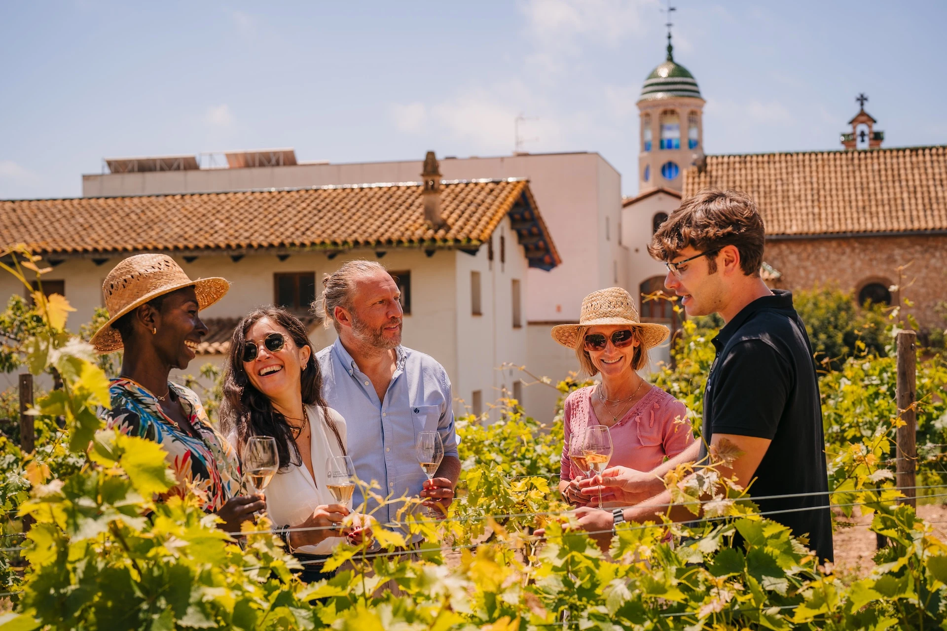 Barcelona Private Tour: Montserrat Visit, Penedès Wine Region and Vineyard Lunch & Tasting