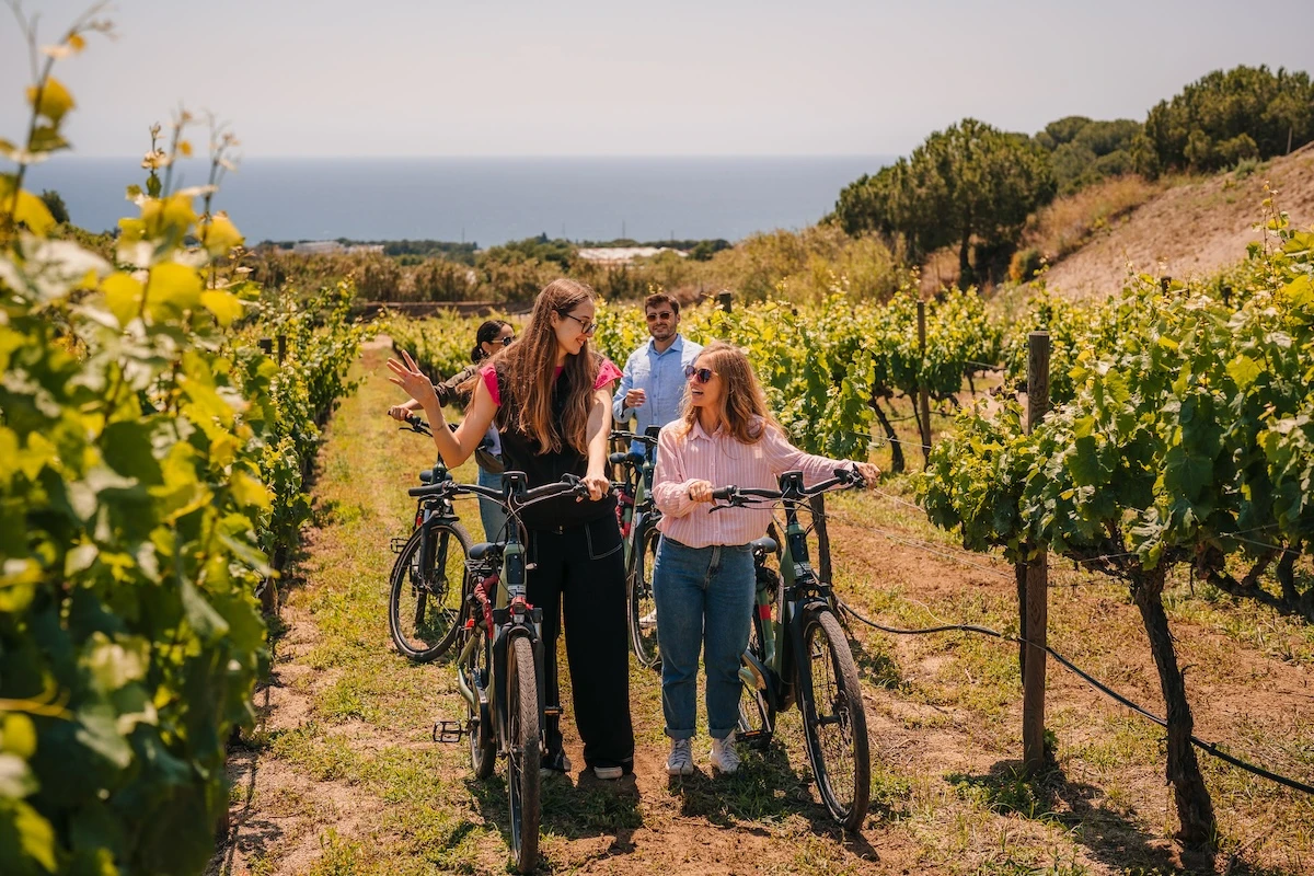Mediterranean E-Bike Ride & Alella Wine Experience
