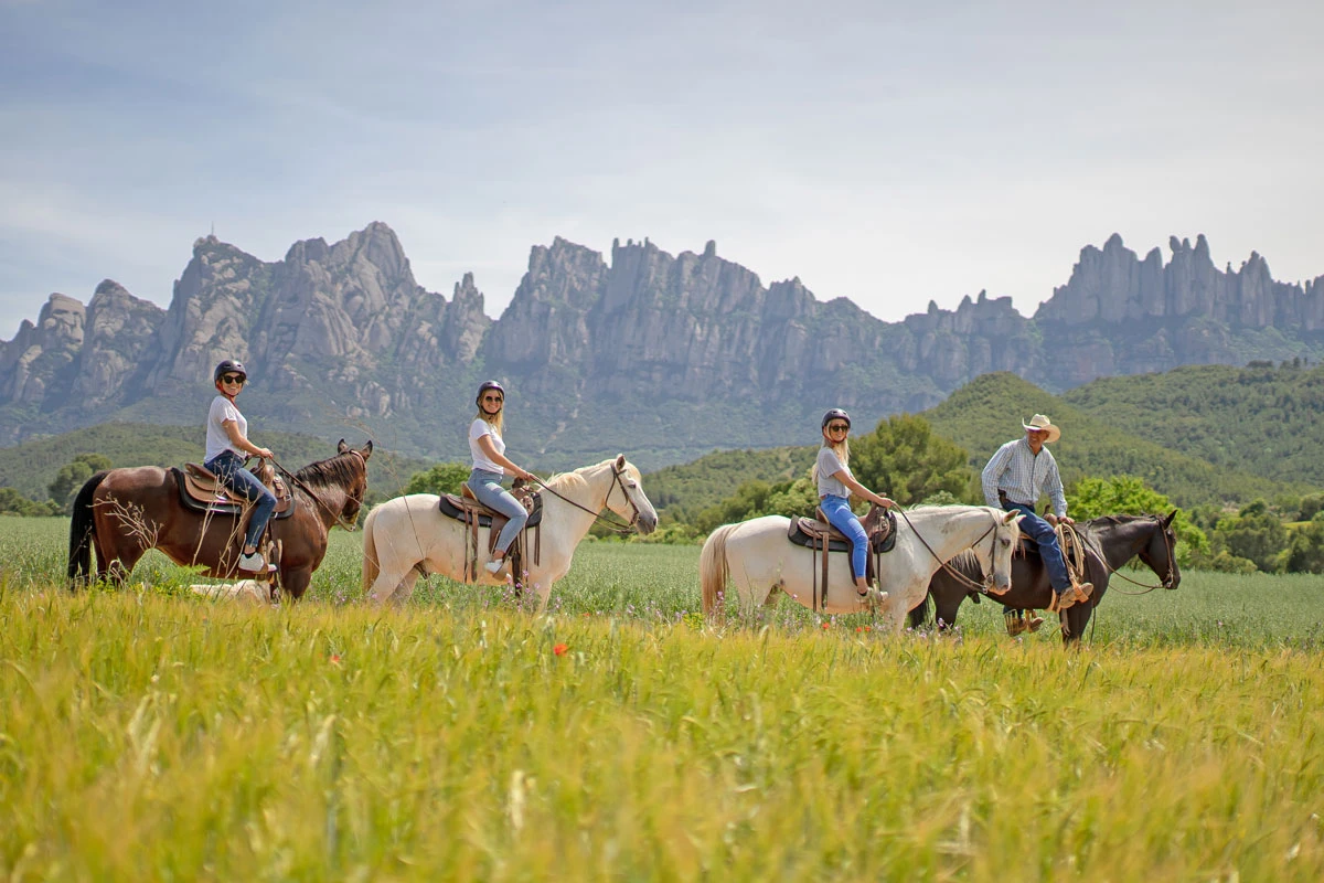 Horseback Riding Adventure in Montserrat with Monastery Visit from Barcelona
