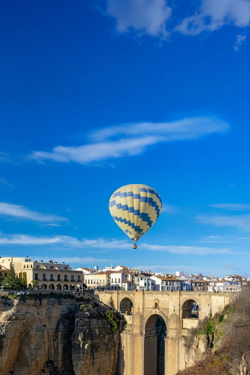Private Tour: Hot Air Ballon in & Ronda Guided visit from Malaga