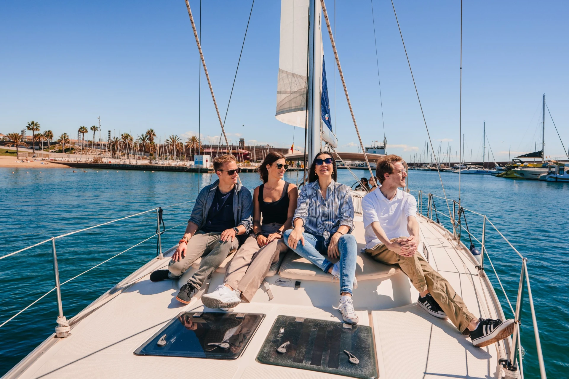 Sailing Experience from Barcelona with Wine Tasting in Alella